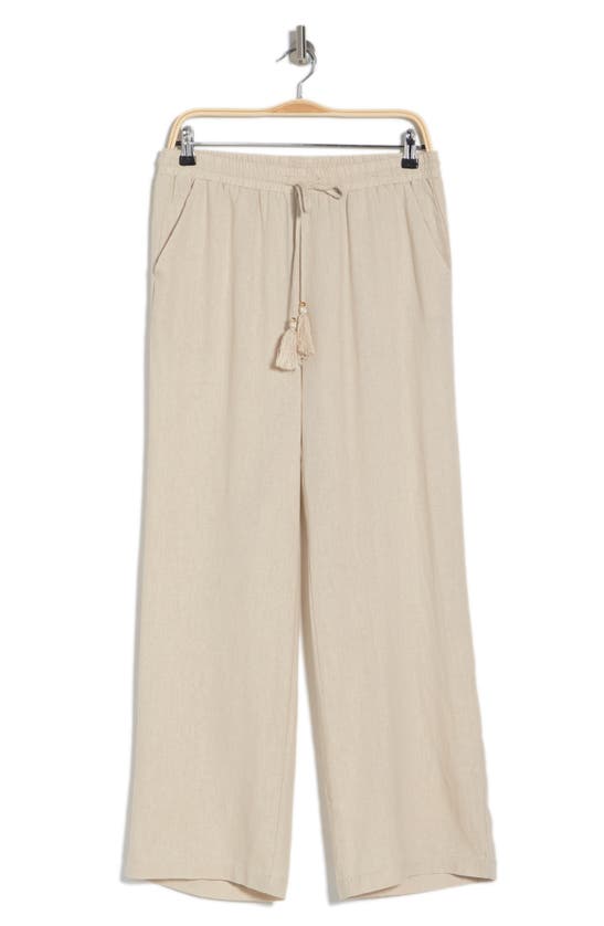 Ellen Tracy Wide-leg Pants In Linen