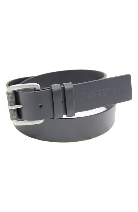 MCM Claus Adjustable Leather Belt In Sea Turtle At Nordstrom Rack in Green  for Men