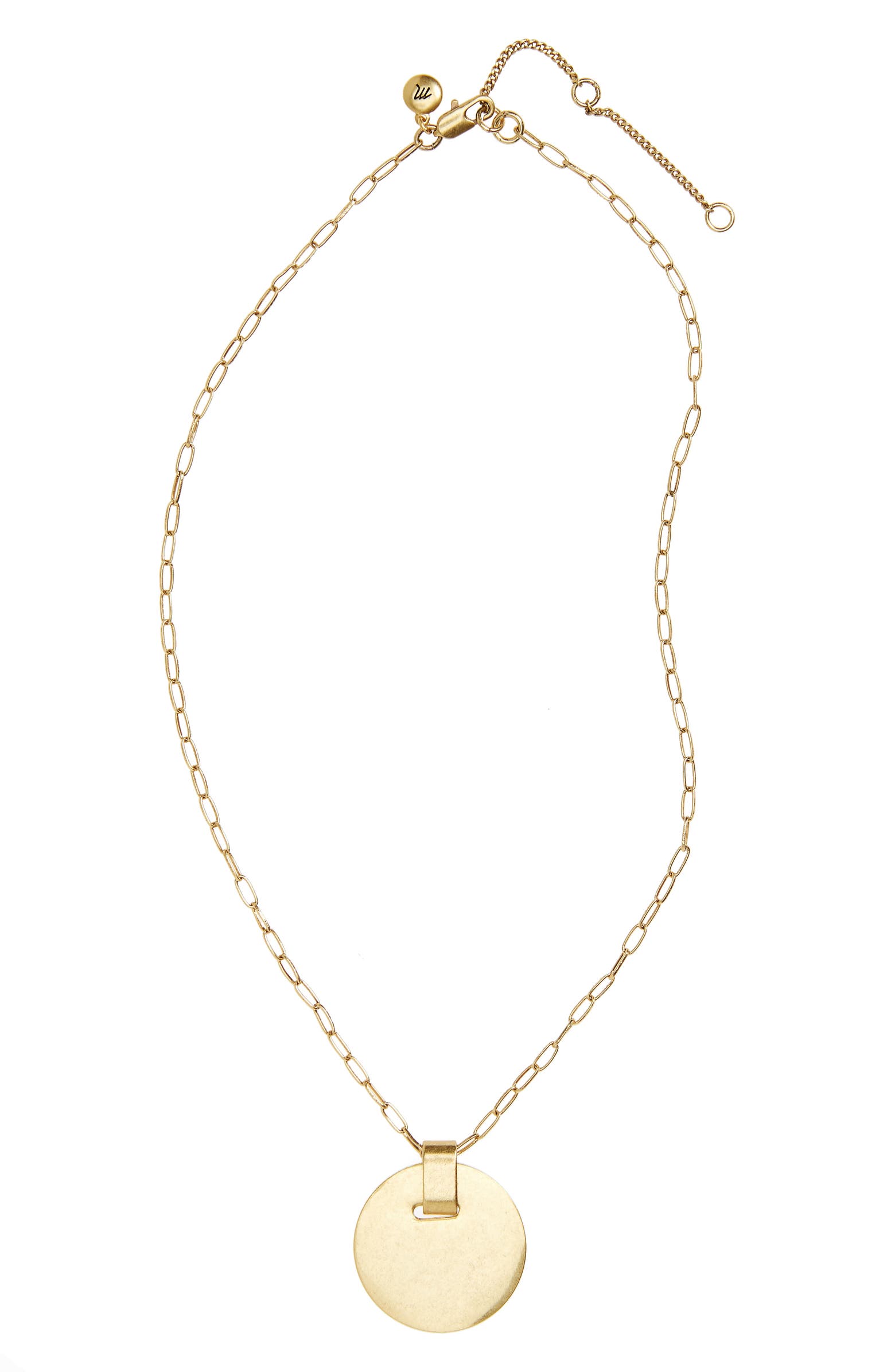 Madewell Disc Pendant Necklace Nordstrom