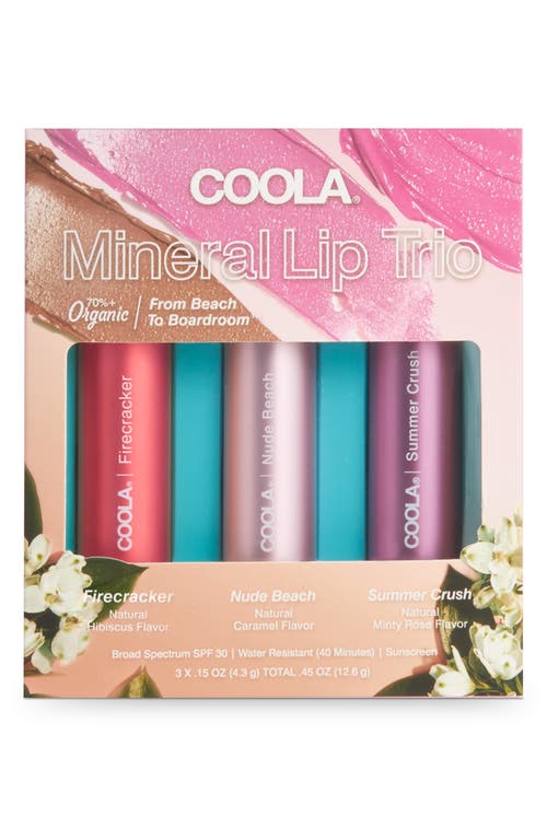 ® COOLA Mineral Liplux SPF 30 Organic Tinted Lip Balm Trio