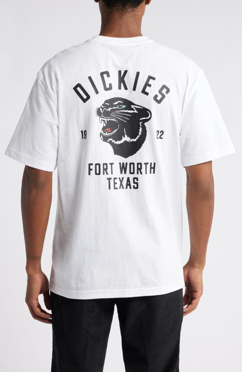 Shop Dickies Logo Graphic T-shirt In White