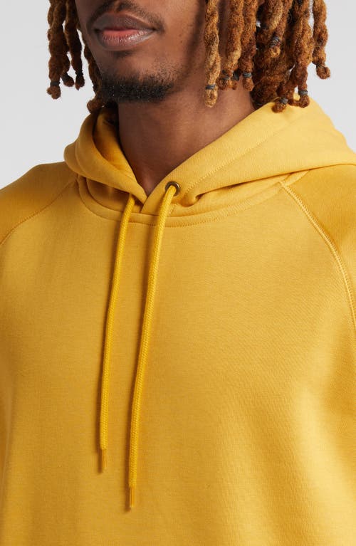 Shop Carhartt Work In Progress Chase Fleece Hoodie In Sunray/gold