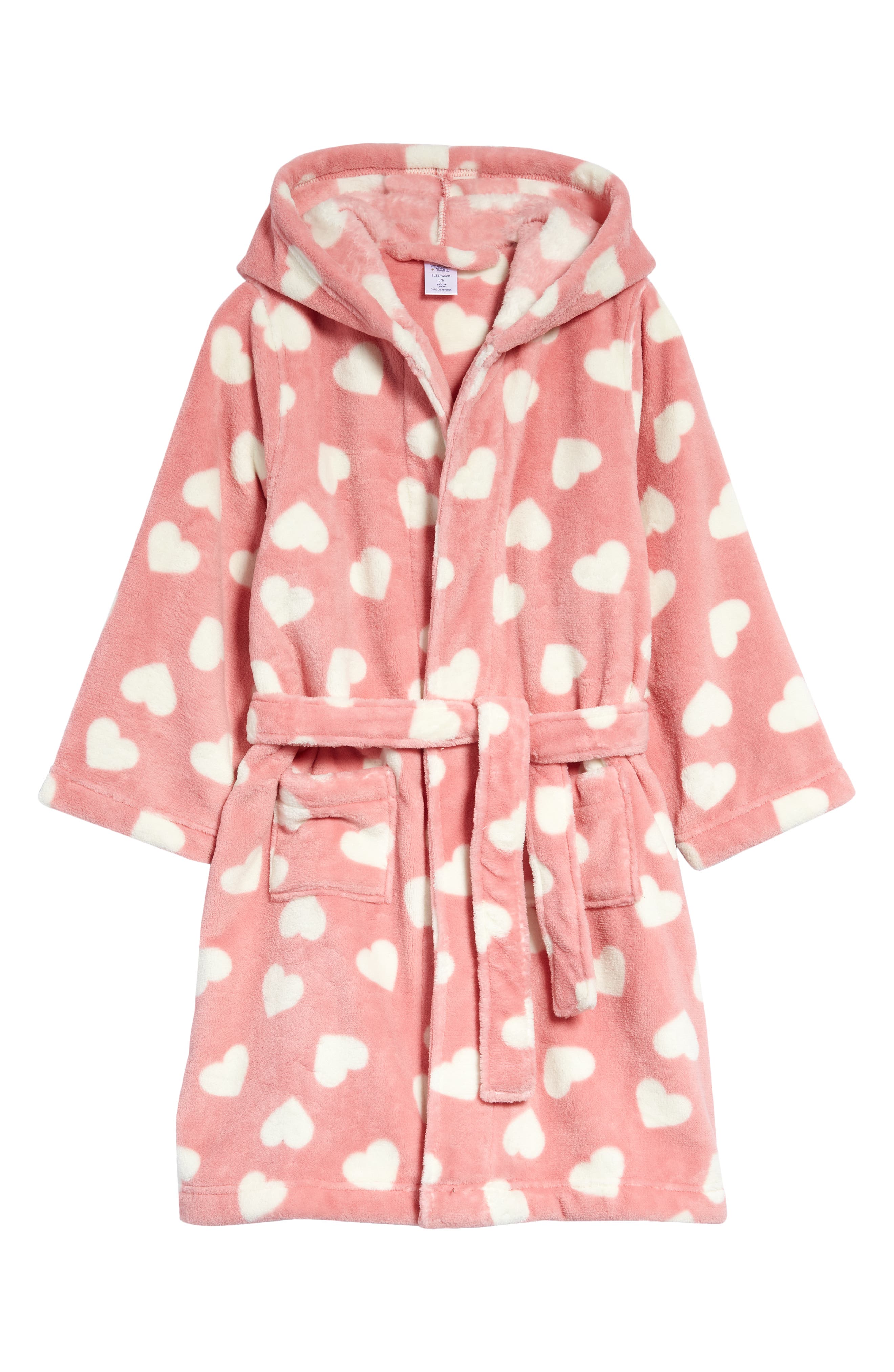 Peppa Pig Girls' Soft Fleece Robe Luxe Plush Comfy Spa Bathrobe Kids Sleepwear 