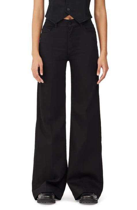 Black Wide Leg Jeans | Nordstrom