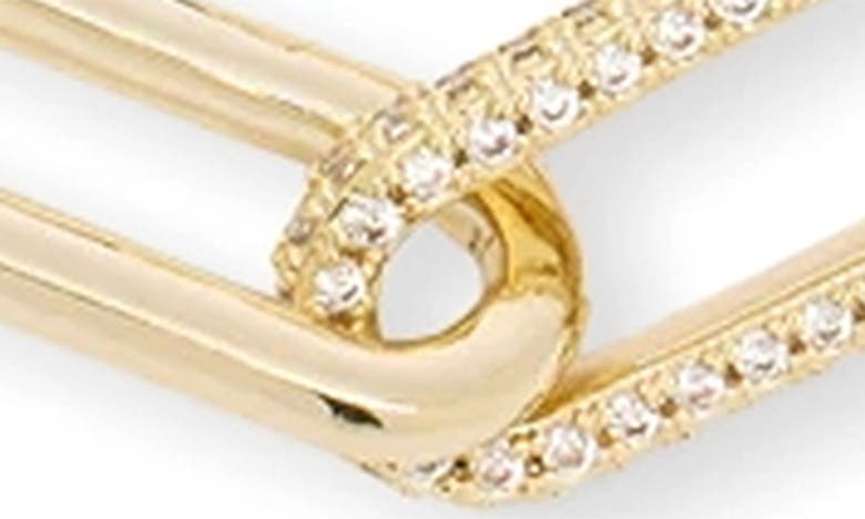 Melinda Maria Carrie Pavé Chain Link Bracelet In Gold