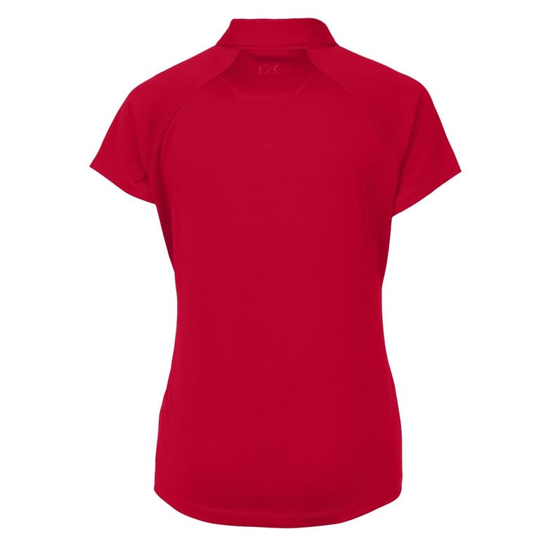 Shop Cutter & Buck Red Los Angeles Angels Drytec Forge Stretch Polo