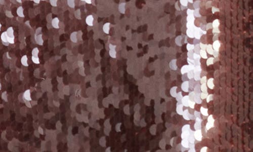 Staud Casey Strapless Sequin Maxi Dress In Bronze