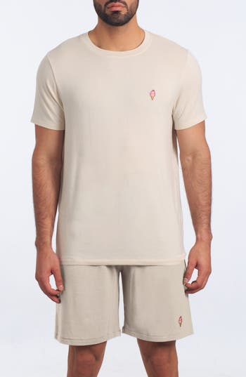 Jared Lang Men's Ice Cream 2-piece Pajama Set In Oatmeal