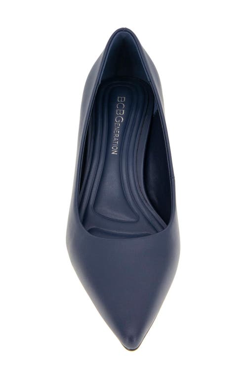 Bcbg Dovi Pointed Toe Pump In Dark Ink