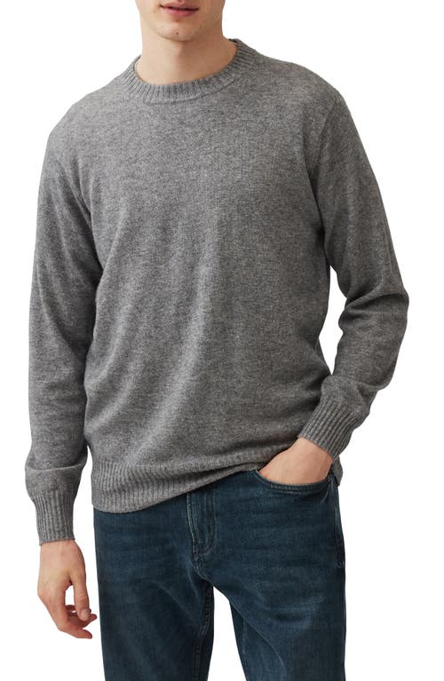 Shop Rodd & Gunn Christchurch Wool & Cashmere Crewneck Sweater In Fog