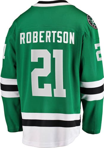 FANATICS Men s Fanatics Branded Jason Robertson Kelly Green Dallas