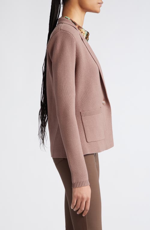 L Agence L'agence Lacey Cotton Blend Cardigan In Deep Taupe
