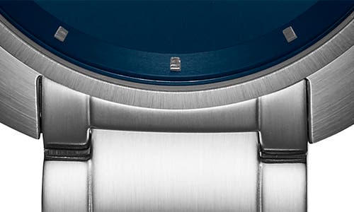 Mvmt Watches The Chrono Chronograph Bracelet Watch, 40mm In Silver/navy/silver