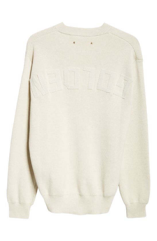 Golden Goose Journey Rib Crewneck Sweater In Panama