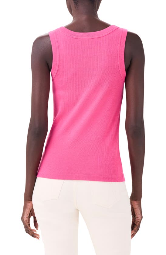 Shop Nic + Zoe Nic+zoe Perfect Rib Scoop Neck Tank In Wild Pink