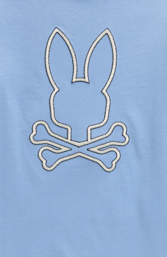 Shop Psycho Bunny Kids' Floyd Graphic T-shirt In Serenity