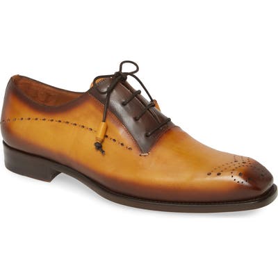 Mezlan Entourage Medallion Toe Oxford, Yellow
