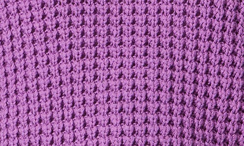 Dee Ocleppo Waffle Knit Sweater In Violet