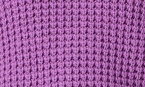 Shop Dee Ocleppo Do By  Waffle Knit Sweater In Violet