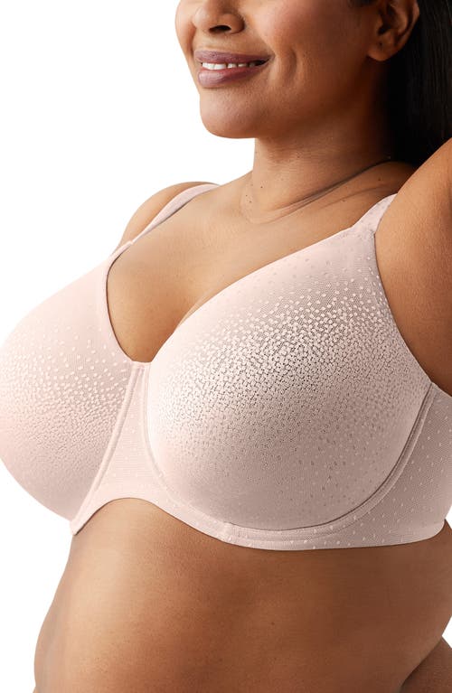 Wacoal Plus Size Back Appeal H-k Cup Underwire Bra 855403 In Rose Dust