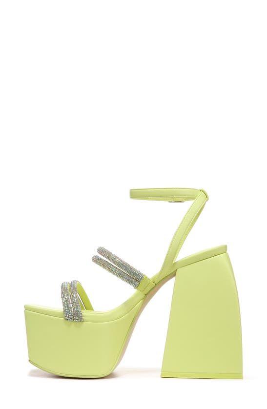 Shop Circus By Sam Edelman Circus Ny By Sam Edelman Mila Jewel Ankle Strap Platform Sandal In Sunny Lime