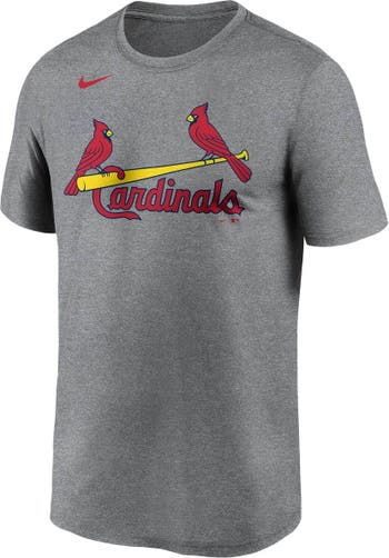 True Fan Men's Gray St. Louis Cardinals V-Neck Jersey Size: Small