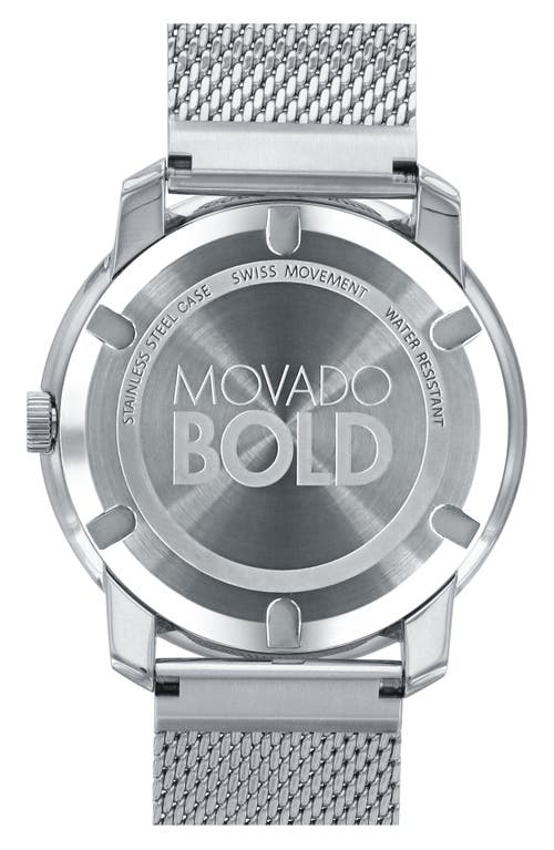 Shop Movado 'bold' Mesh Strap Watch, 44mm In Silver