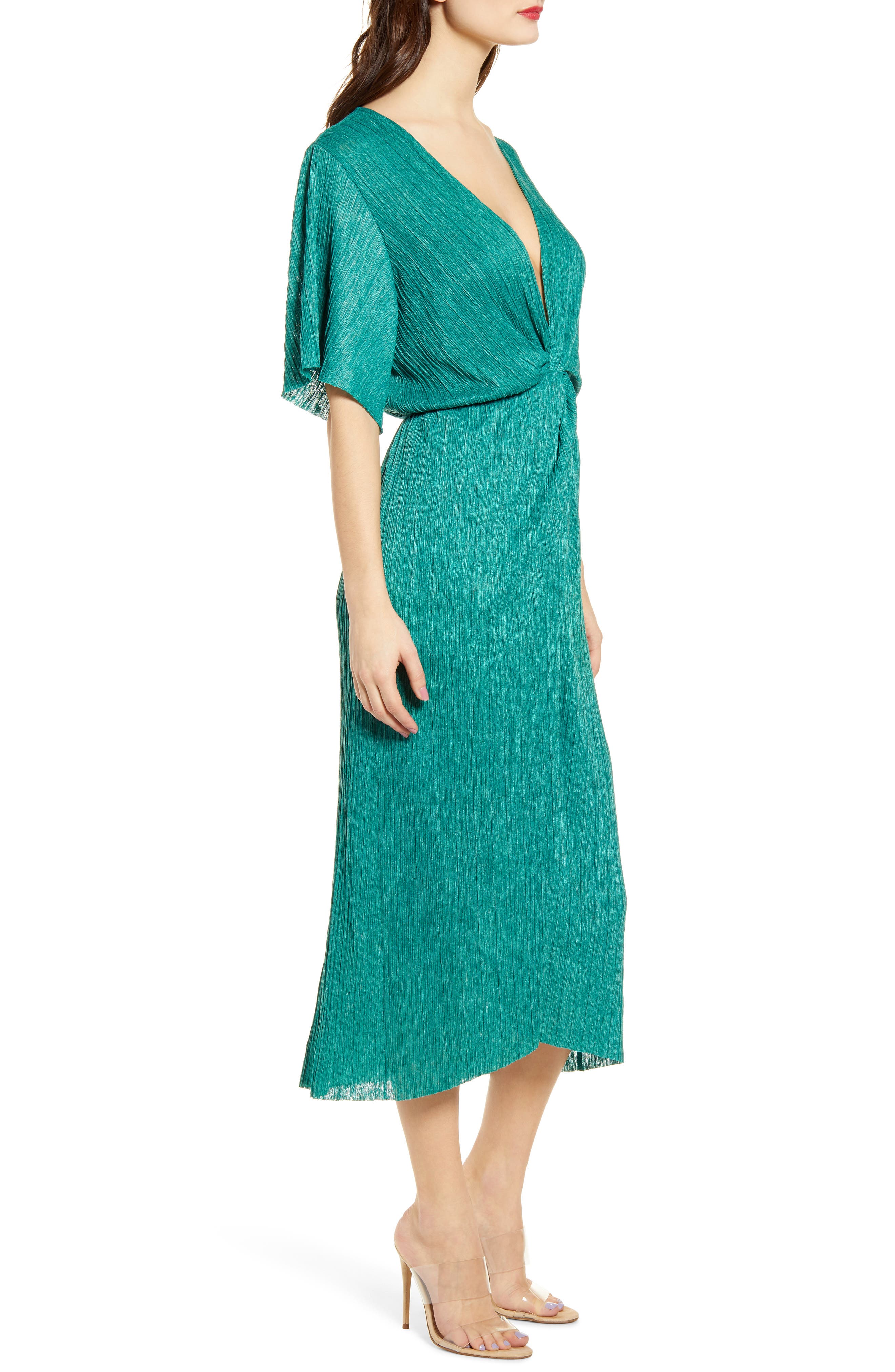 nordstrom dolman plisse midi dress