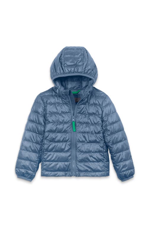 Shop Primary Kids Lightweight Puffer Jacket In Dusk