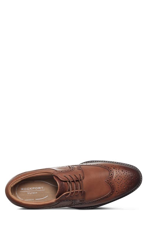 Rockport Fallo Wingtip Derby In Brown