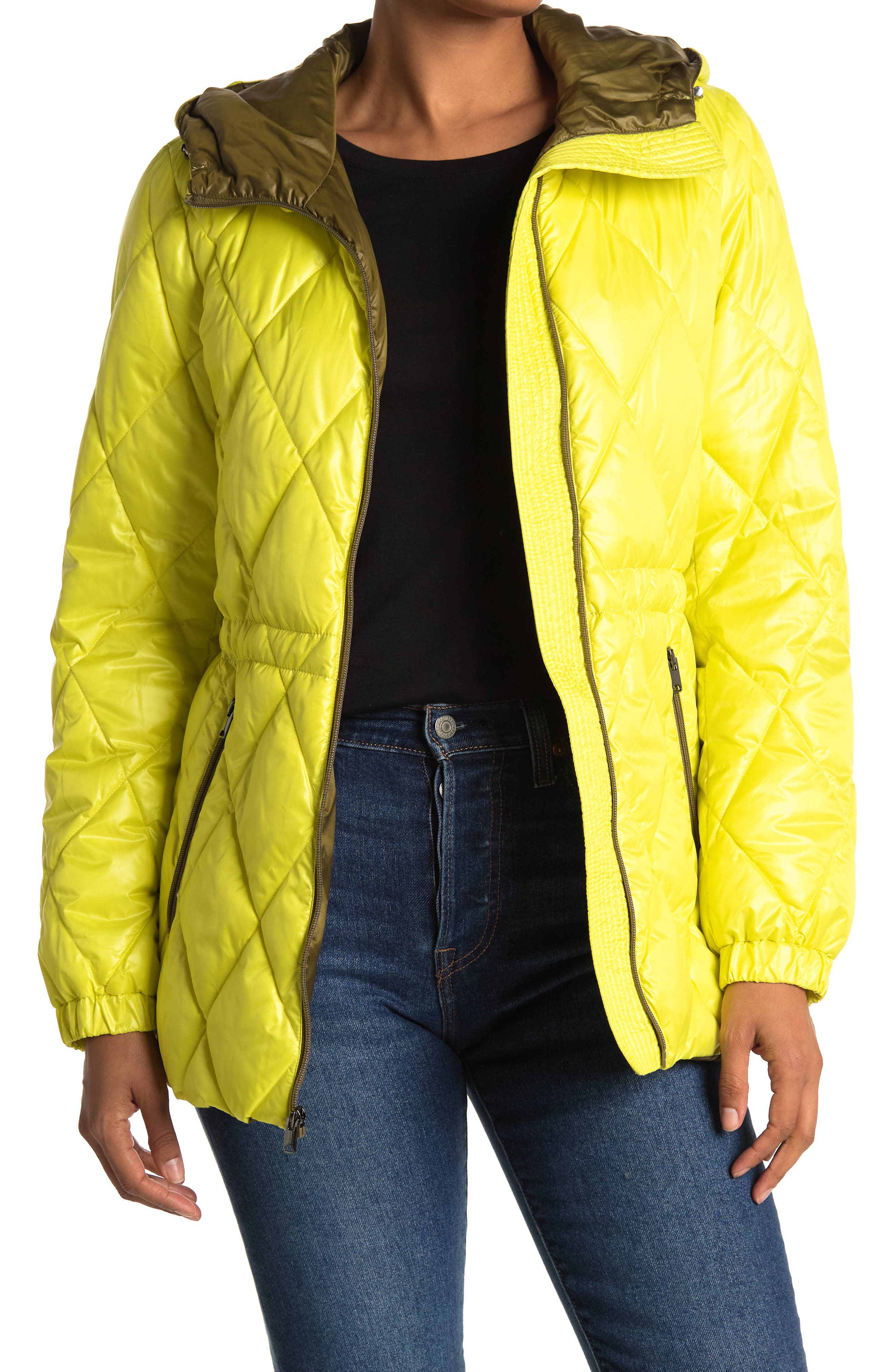 gap down puffer jacket