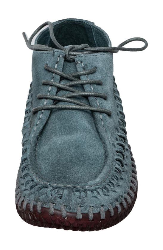 Shop Antelope Georgie Chukka Shoe In Turquoise Suede