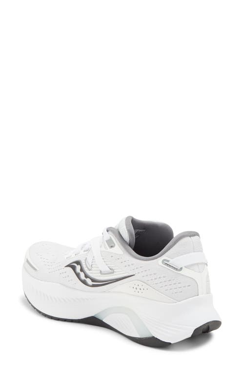 Shop Saucony Guide 6 Running Shoe In White/black