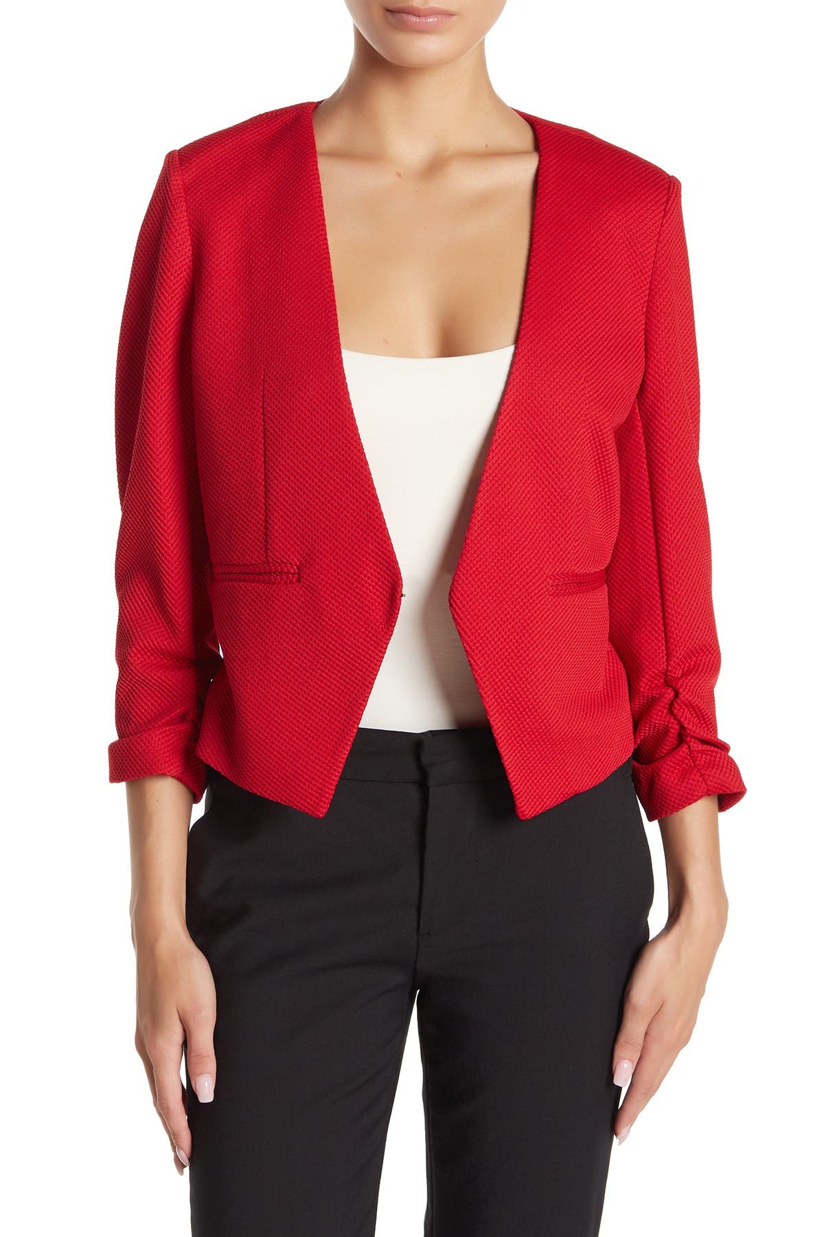 cropped blazer petite