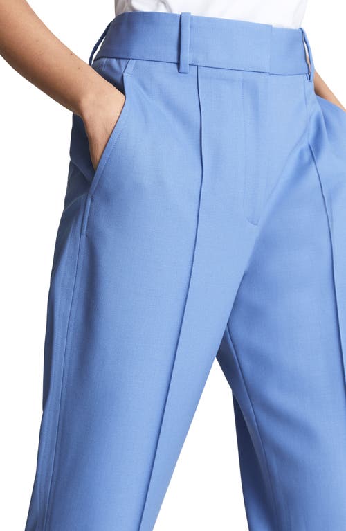 Shop Reiss Corat Pintuck Wool Blend Trousers In Blue