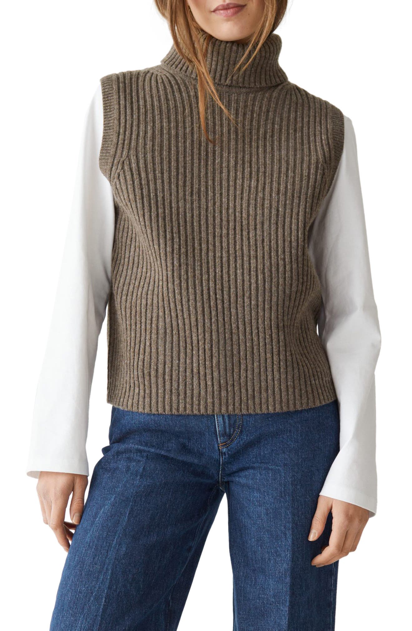 wool sweater vest womens