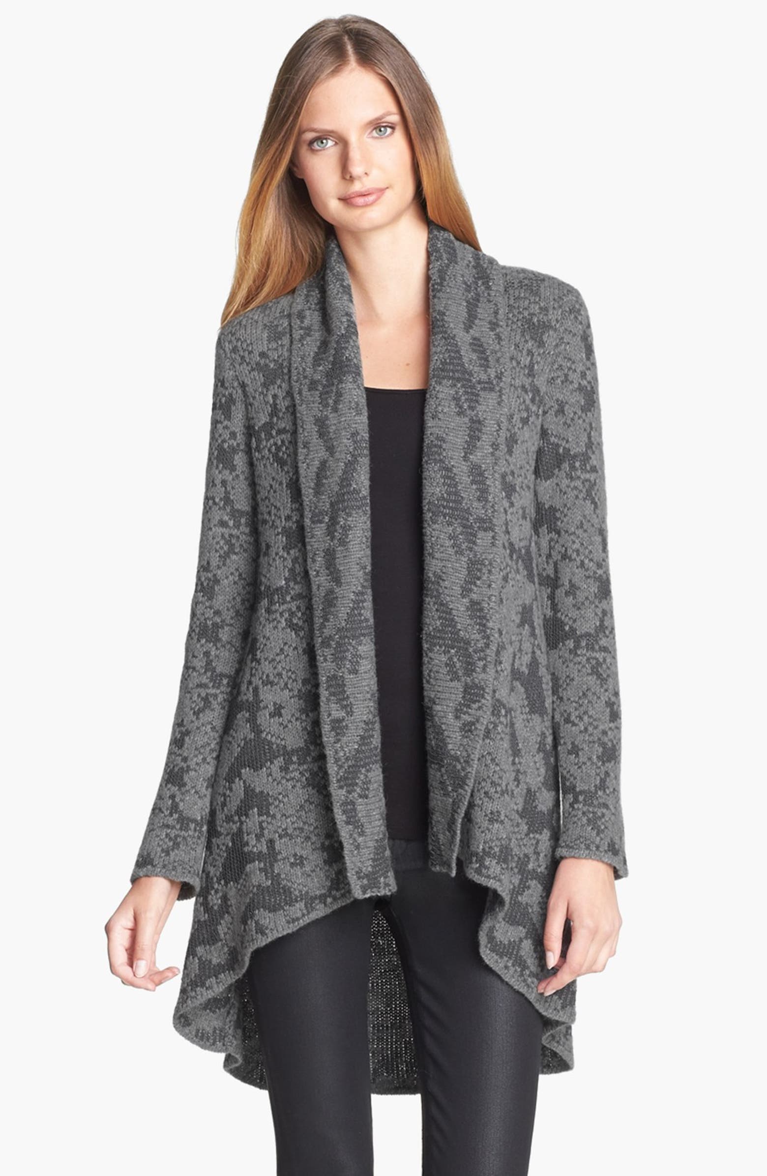 Eileen Fisher Open Front Shawl Collar Cardigan | Nordstrom