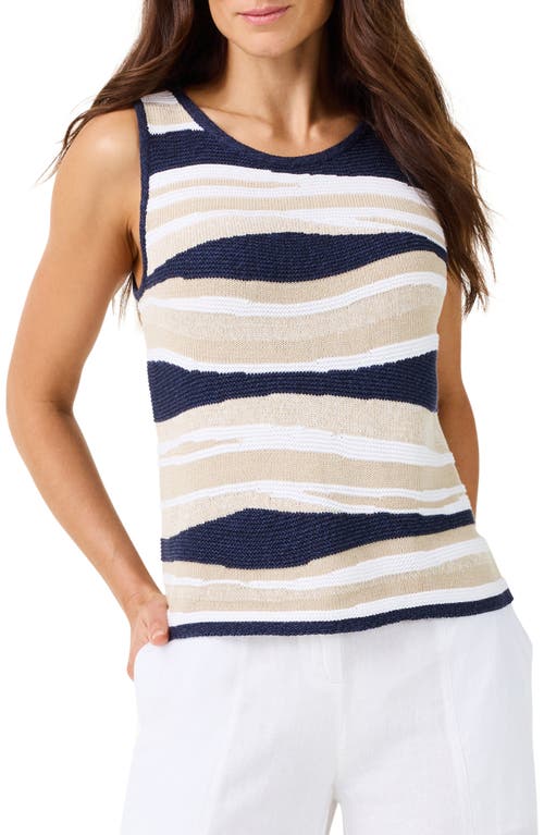 NIC+ZOE Knit Waves Sleeveless Sweater Multi at Nordstrom,