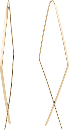 Lana upside cheap down hoop earrings