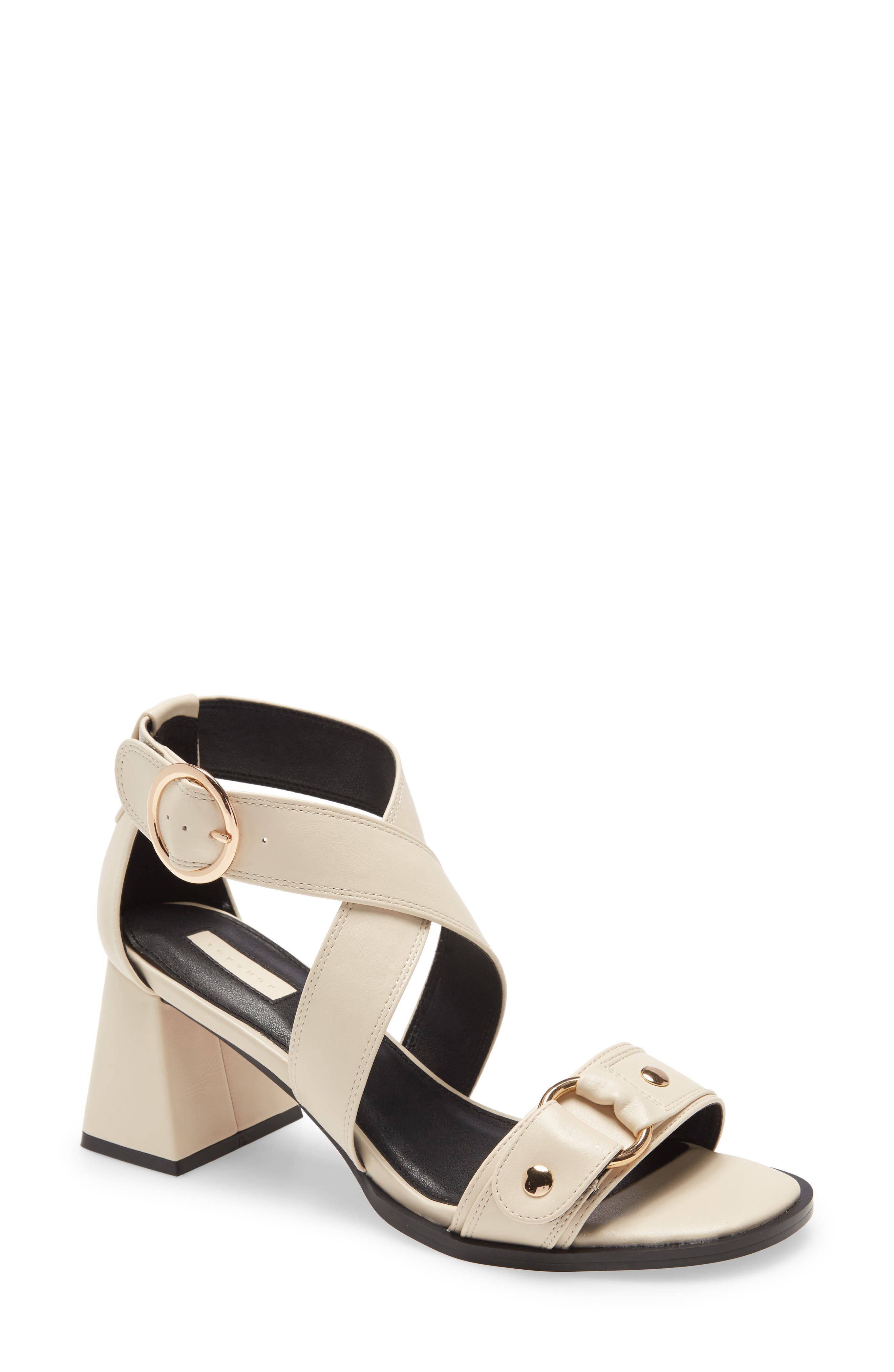topshop cream sandals