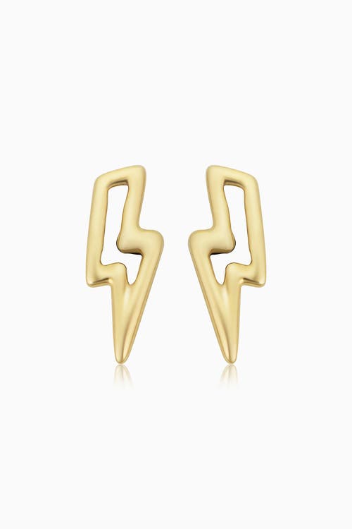 Oradina Jupiter Studs In Yellow Gold