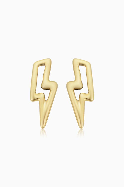 Shop Oradina 14k Yellow Gold Jupiter Studs