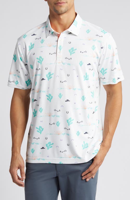 Swannies Hank Southwest Print Golf Polo Cactus at Nordstrom,