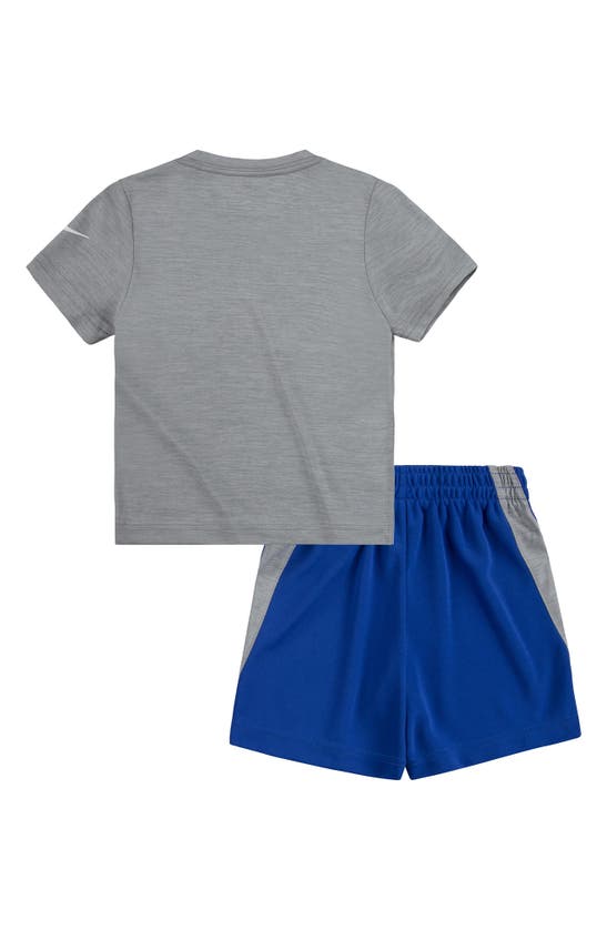 Nike Kids' Drop Graphic T-shirt & Shorts Set In Game Royal