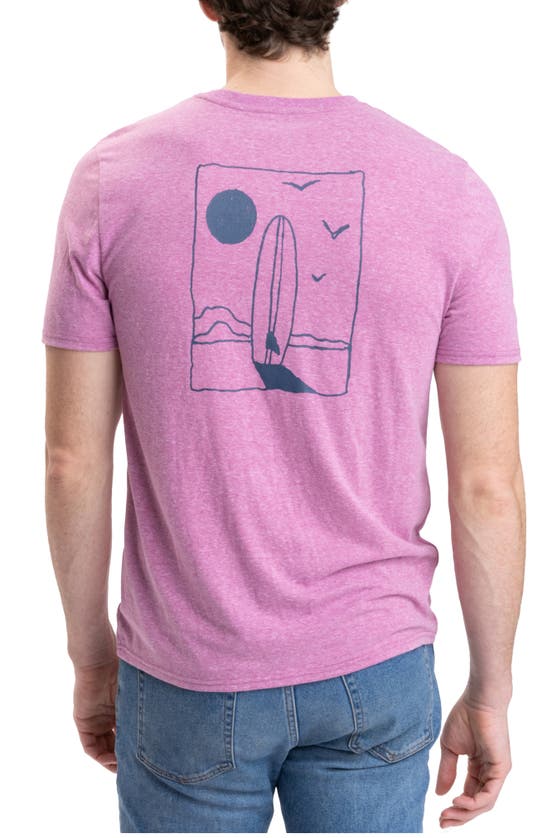 Shop Threads 4 Thought Surf Beach Graphic T-shirt In Heather Raspberry