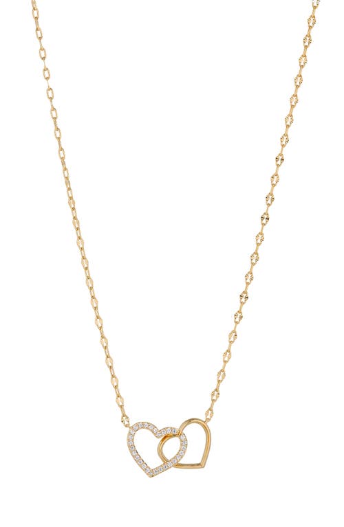 Nadri Heartbreaker Necklace in Gold at Nordstrom