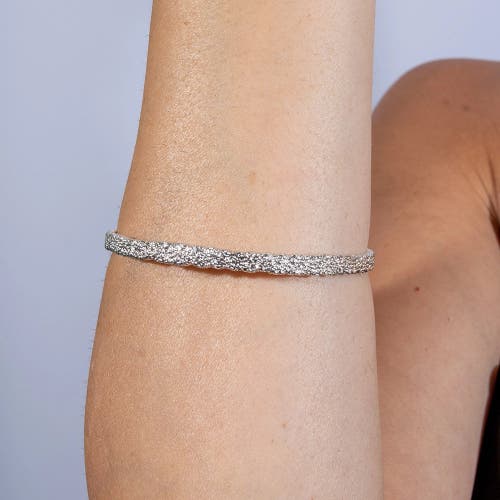 Lucy Quartermaine Hula Bangle In Sterling Silver
