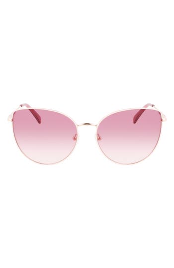 LONGCHAMP LONGCHAMP ROSEAU 60MM CAT EYE SUNGLASSES
