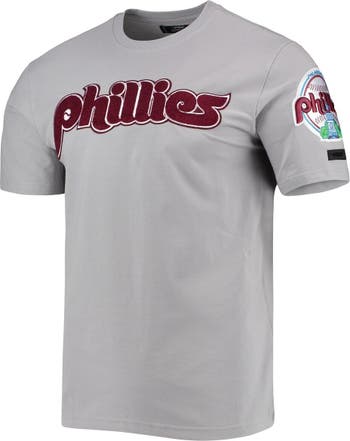 PRO STANDARD Men's Pro Standard Gray Philadelphia Phillies Team Logo T-Shirt