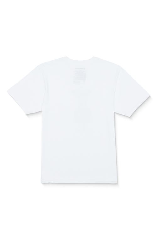 Shop Volcom Stone Cotton Graphic T-shirt In White